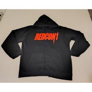 REDCON1 Black‎ Hoodie Mens Size M Pullover Long Sleeve Graphic Sweatshirt